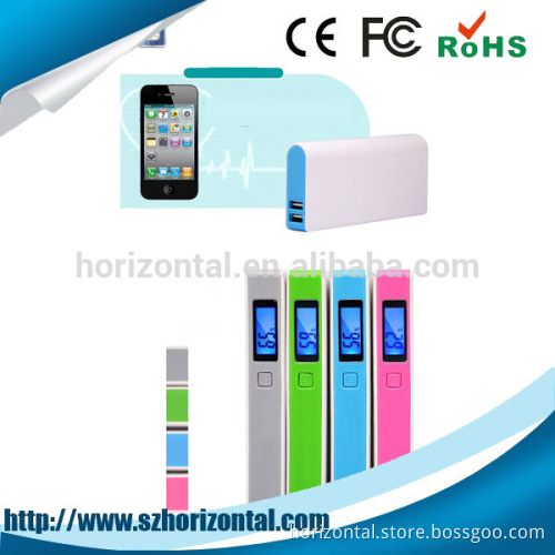 China power bank charger 12000mah usb portable power bank external battery , phone POWER ABNK Led screen